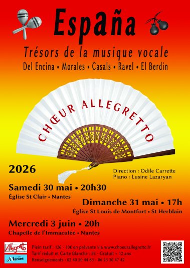 Affiche du concert de mai/juin 2026